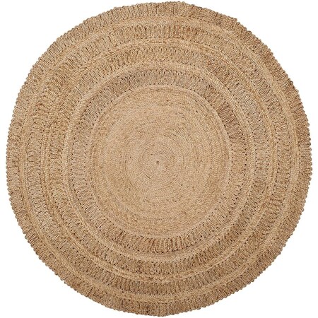 Safavieh 8 x 8 ft. Natural Fiber Hand Loomed Round Area Rug, Natural NF356A-8R